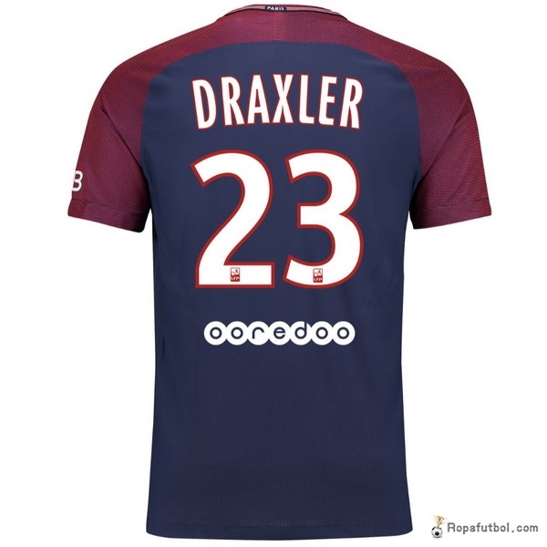 Camiseta Paris Saint Germain Replica Primera Ropa Draxler 2017/18